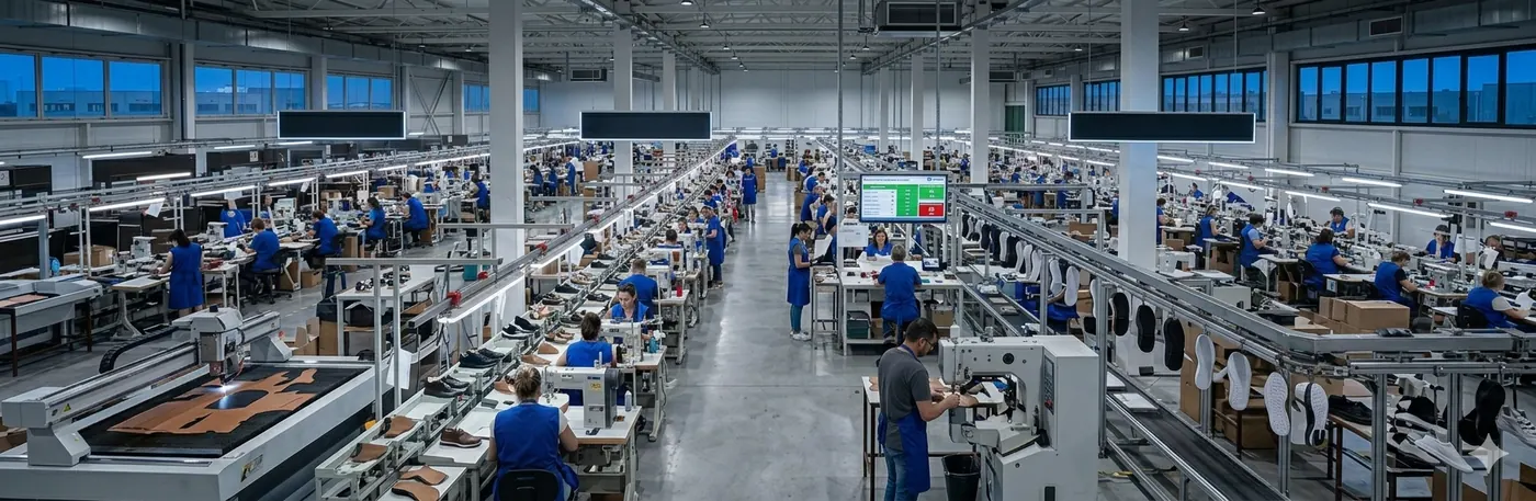 Linea di produzione calzature O-three